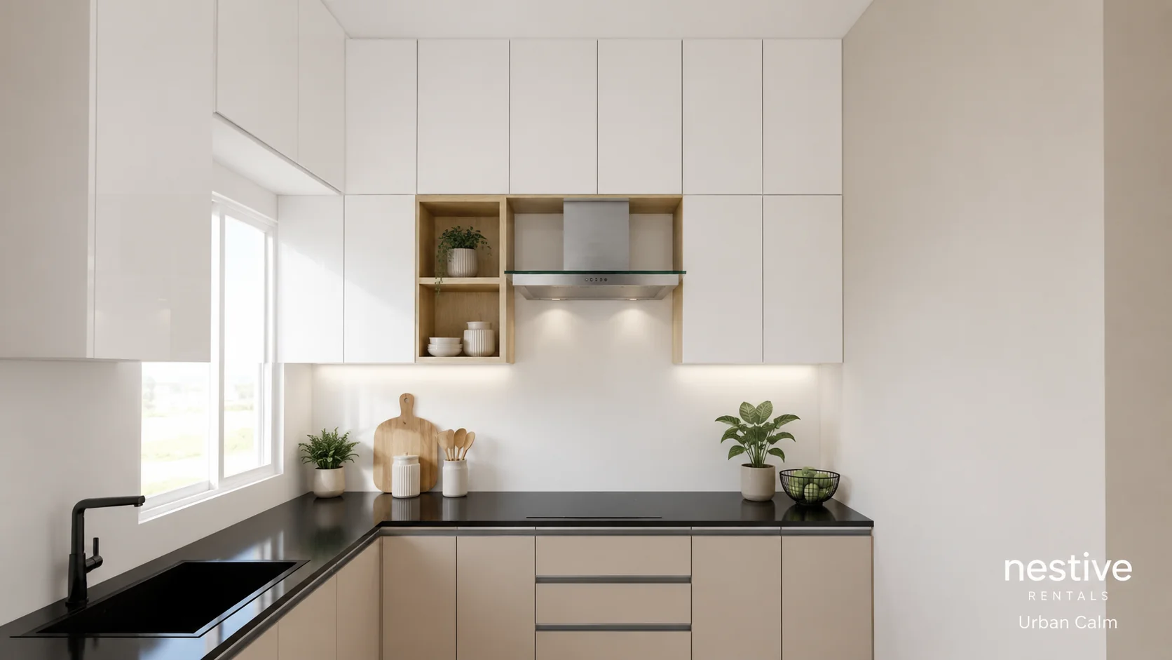Nestive interior concept; not a photograph of the listed unit