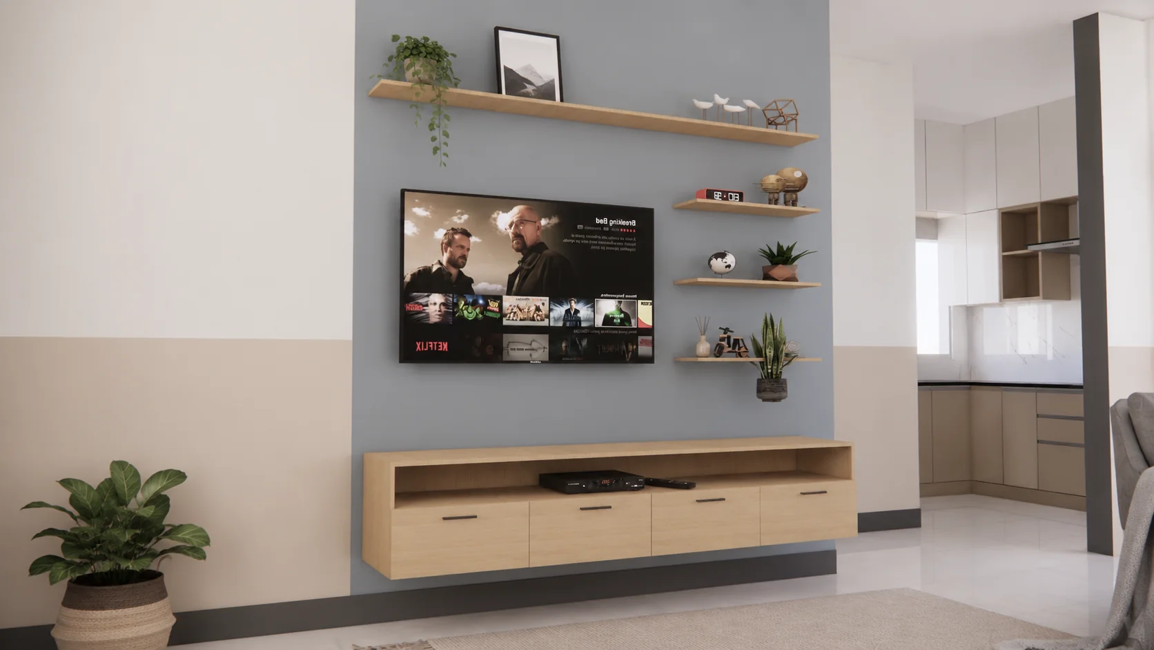 Nestive interior concept; not a photograph of the listed unit