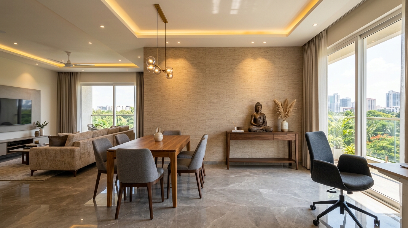 Nestive luxury furnished and managed apartment interior